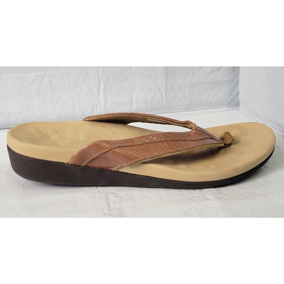 MEGNYA Comfortable Orthopedic Flip Flops for Women, Best Plantar Fasciitis Sz 9 - Picture 3 of 9